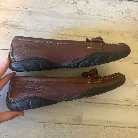 L.L. Bean Women’s Size 8 M Brown Leather Loafer Driving Moccasins Comfort Shoe - Picture 7 of 12